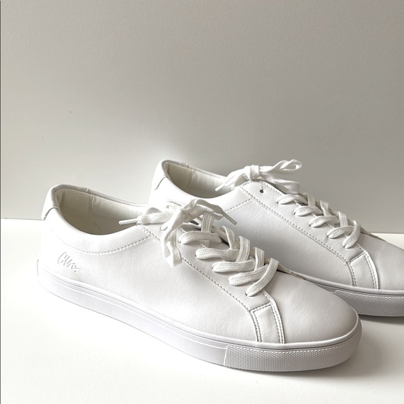 White Men’s Sneakers - Picture 1 of 9